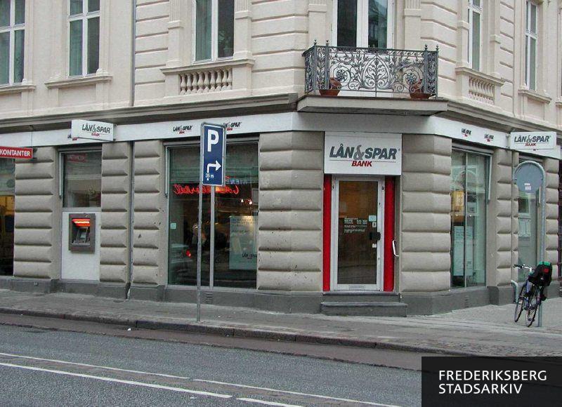 Butiksfacade til Lån & Spar Bank