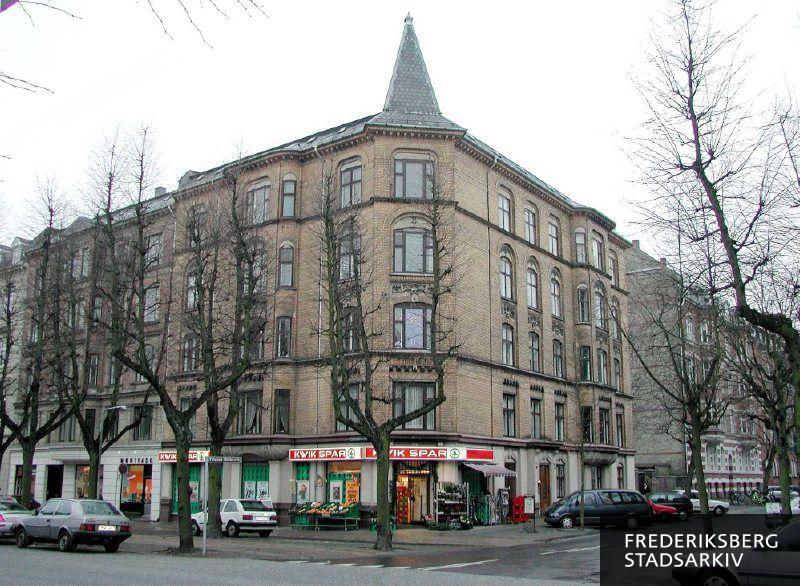 Hjørneejendommen Frederiksberg Allé 31 / Paludan Müllers Vej 1