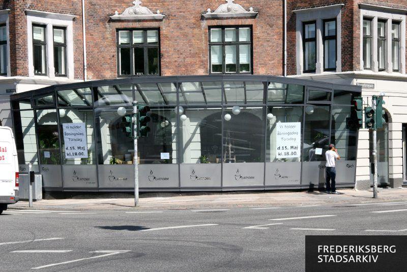 Ny pavillontilbygning til restaurant i hjørneejendommen Pile Allé 21 / Vesterbrogade 204-208
