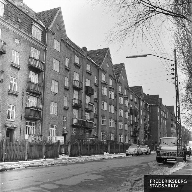 Husfacader på Duevej