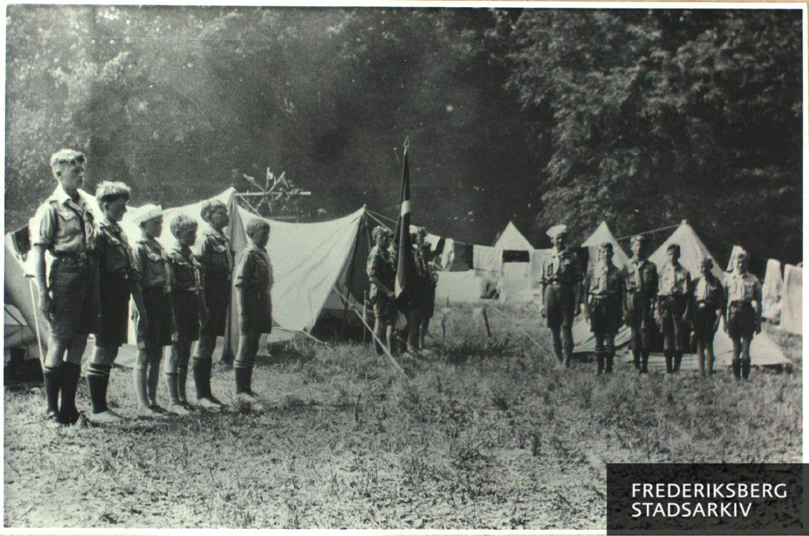 FDF, Frederiksberg 3. afdeling på landslejr i Marselisborgskovene i Århus 17.-26.7.1926