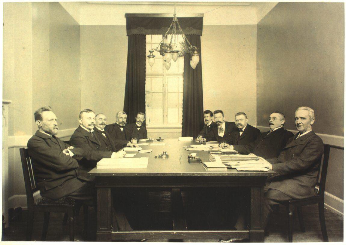 Frederiksberg Skatteråds første møde 1. april 1904