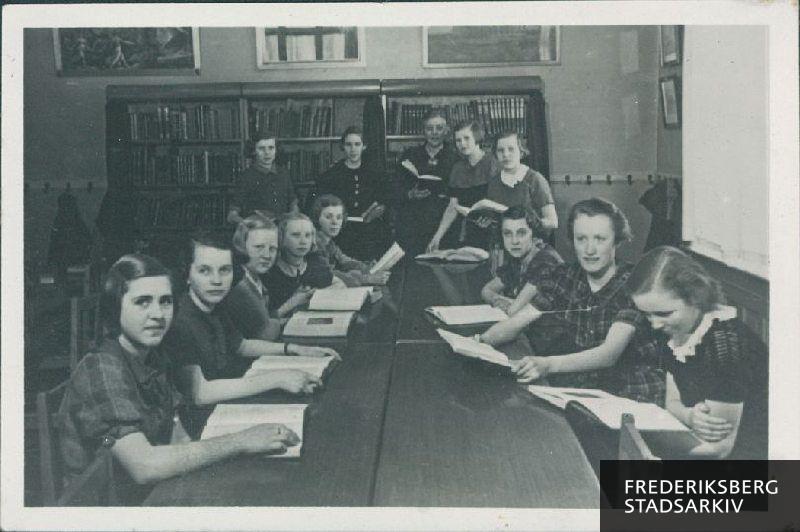 Skolen på Godthåbsvej. 8.klasse, 1936