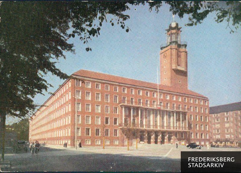 Frederiksberg Rådhus, der blev indviet i 1953