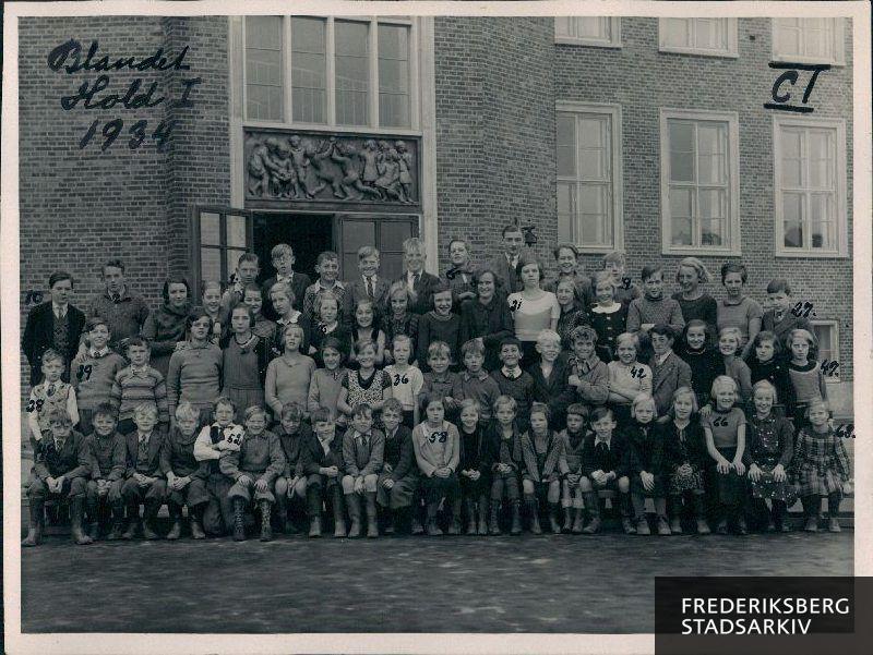 Søndermarkskolen. Blandet hold I. 1934