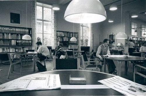 Læsesalen På Frederiksberg Hovedbibliotek Kbhbillederdk 