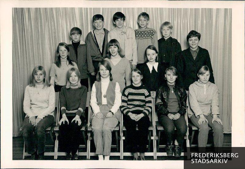 Skolen på Godthåbsvej, klassebillede 7 C1, 1968-1969