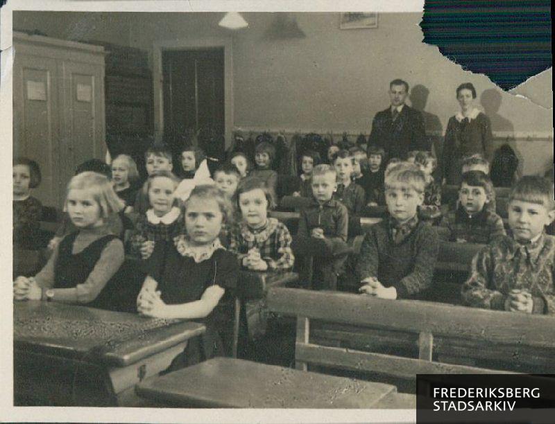 Skolen på Godthåbsvej, 1 Aa, ca. 1944.