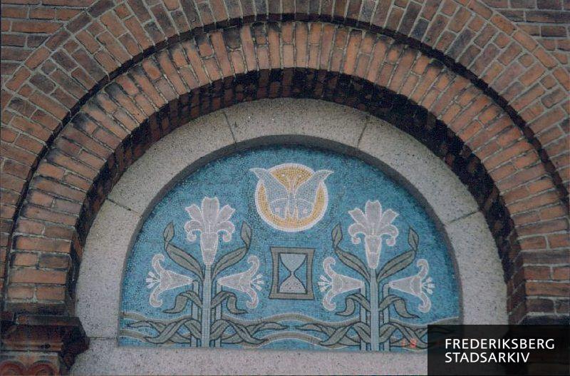 Tympanonfelt med mosaik på Sankt Markus Kirken