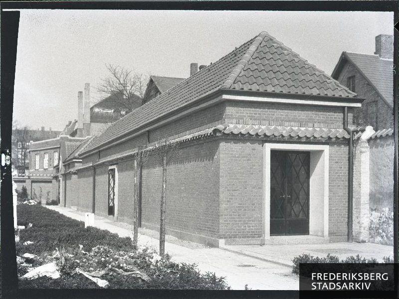 Bygning til urnebegravelse på Frederiksberg Ældre Kirkegård