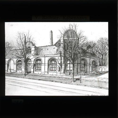 Den gamle politistation, der i 1922 blev overtaget af Frederiksberg Begravelsesvæsen