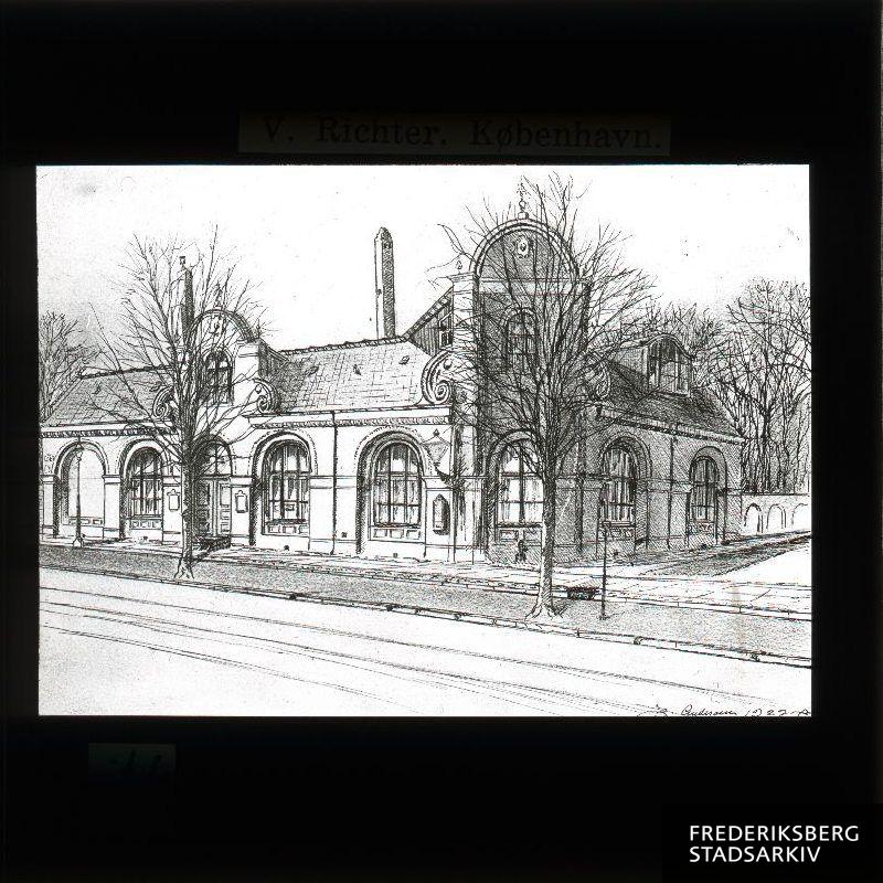 Den gamle politistation, der i 1922 blev overtaget af Frederiksberg Begravelsesvæsen