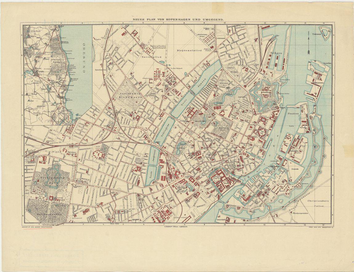 Kort over København og omegn