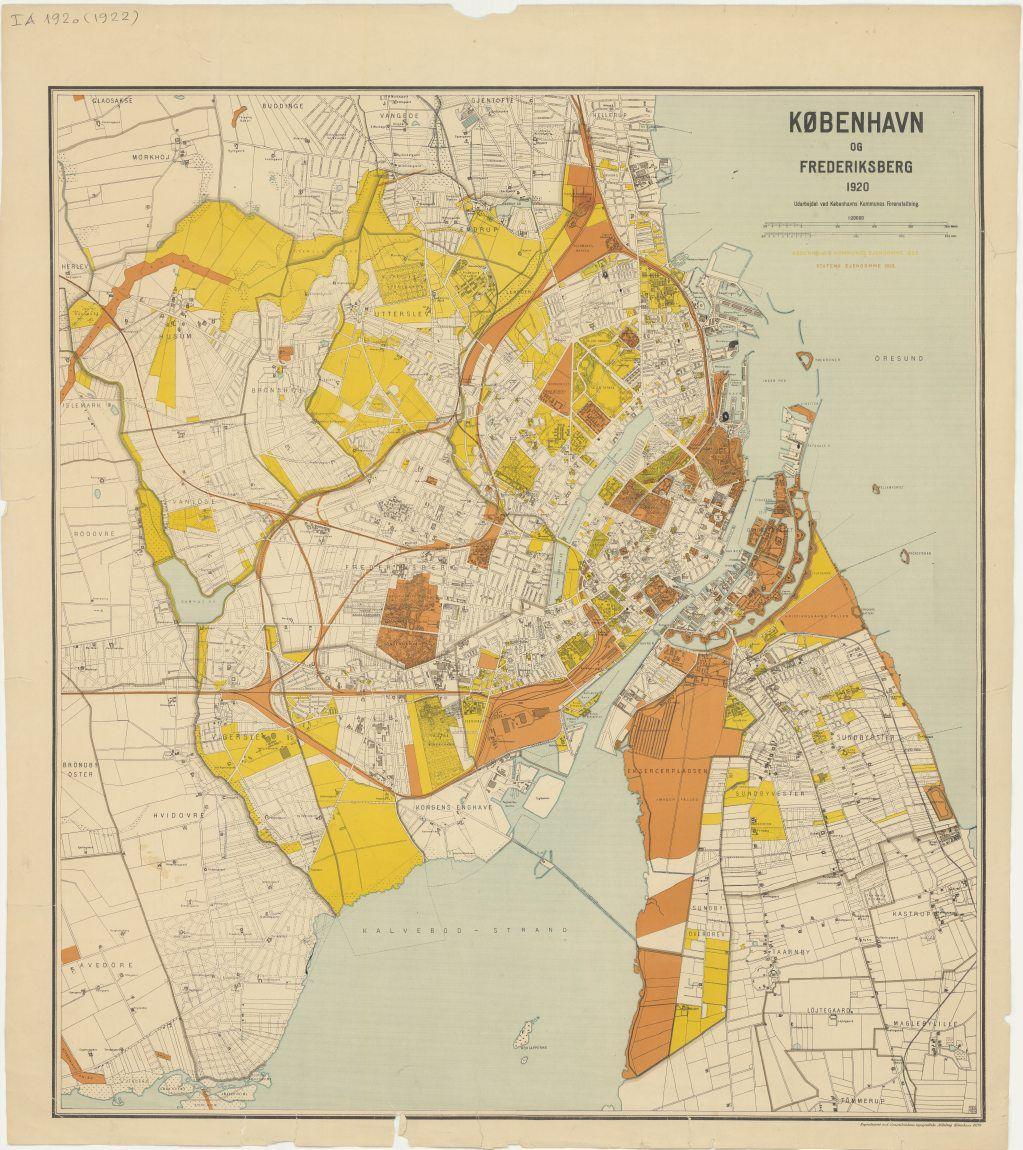 Kort over Københavns kommunes og statens ejendomme