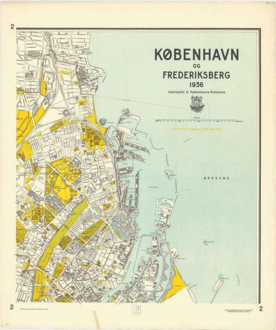 Kort over Københavns kommunes ejendomme - del 2