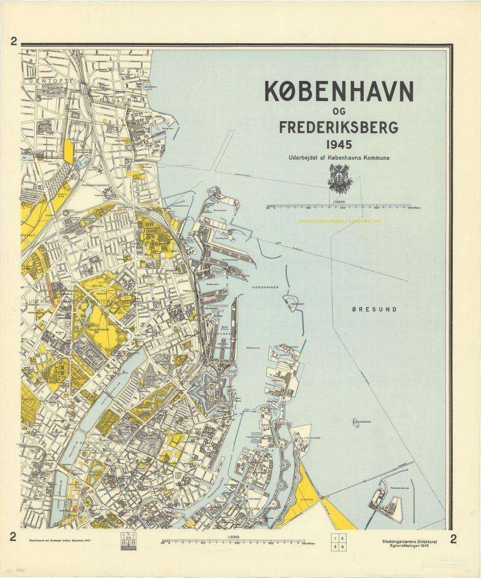 Kort over Københavns Kommunes ejendomme 1947 - del 2