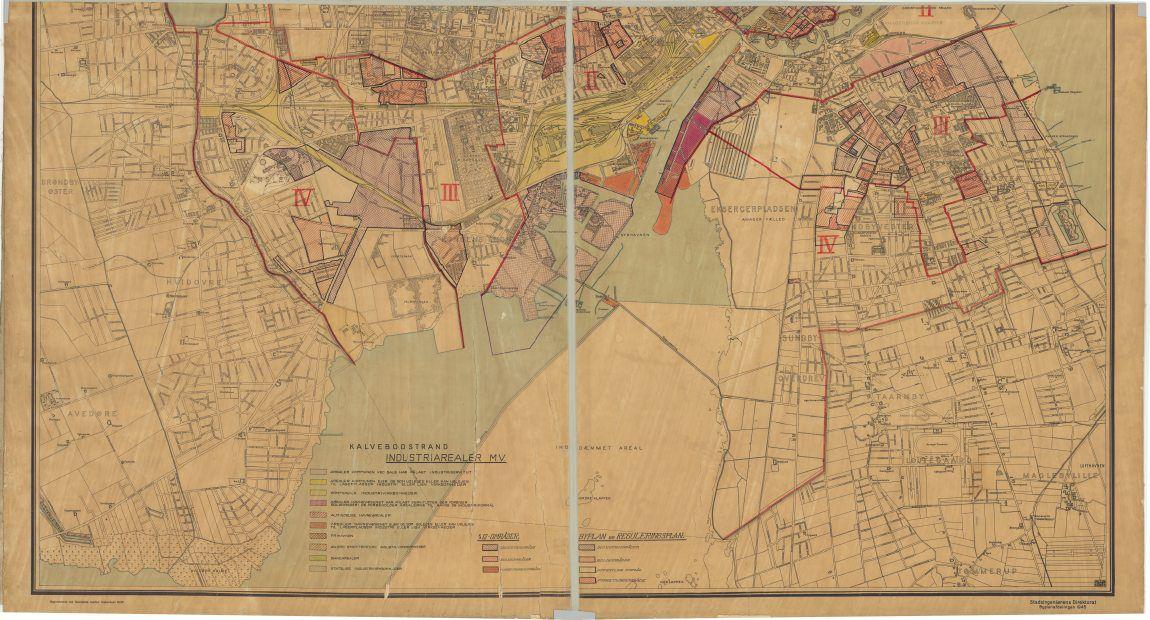 Kort over industriarealer i København og Frederiksberg - del 2