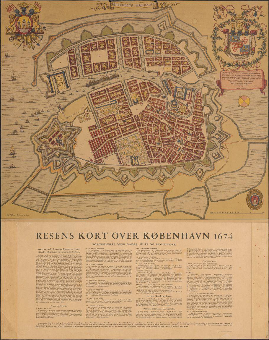 Resens kort over København