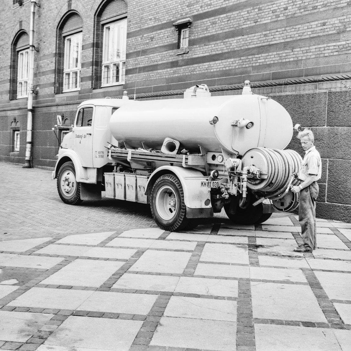 Tankvogn ved Rådhuset