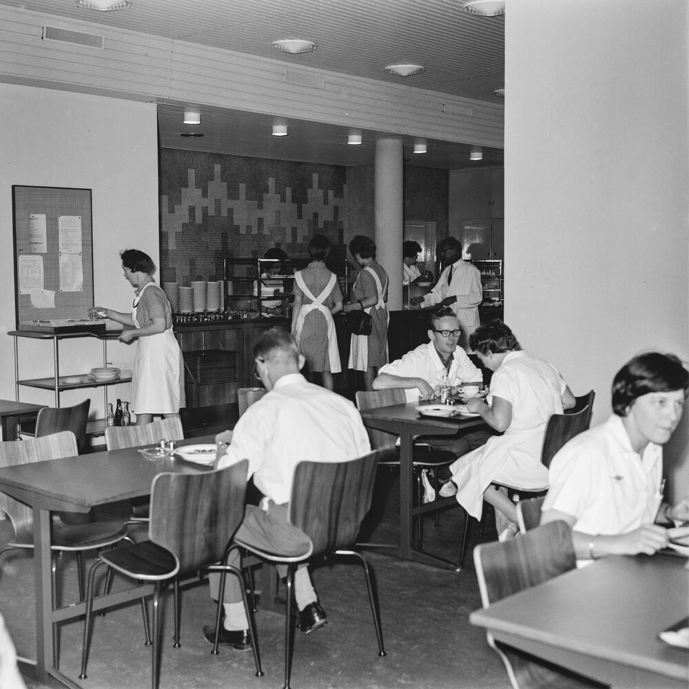 Kantine på Nørre Hospital kbhbilleder.dk