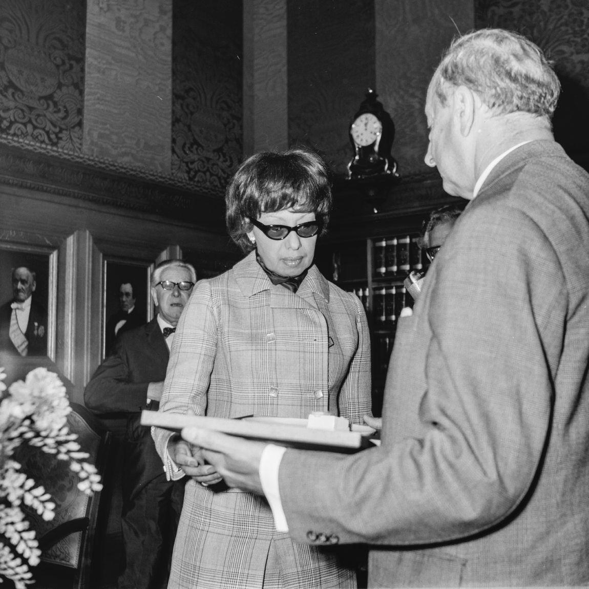 Josephine Baker besøger Københavns Rådhus