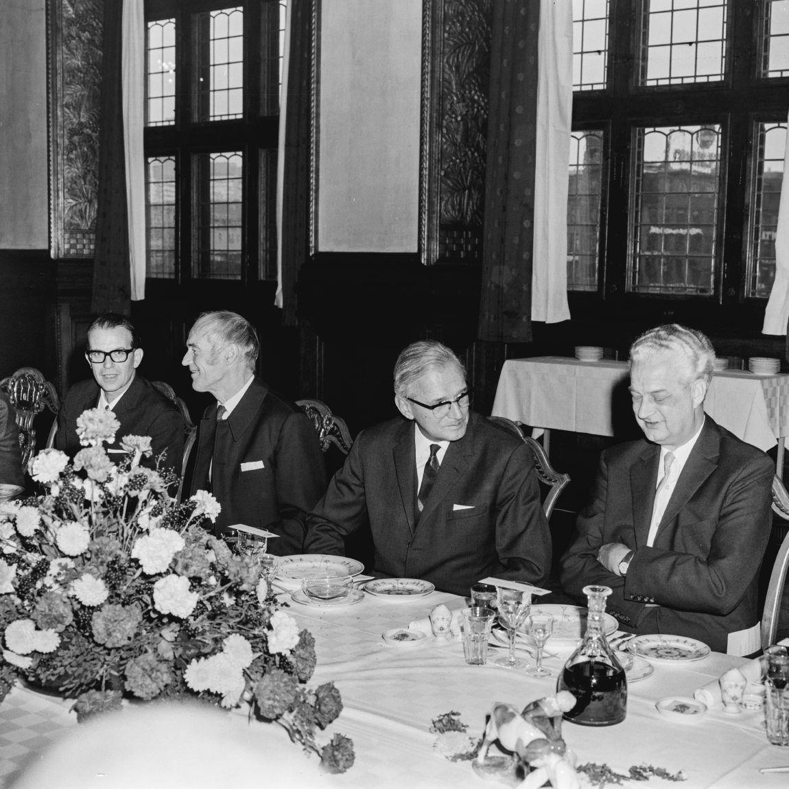 Frokost for delegation fra Slesvig-Holsten på Rådhuset