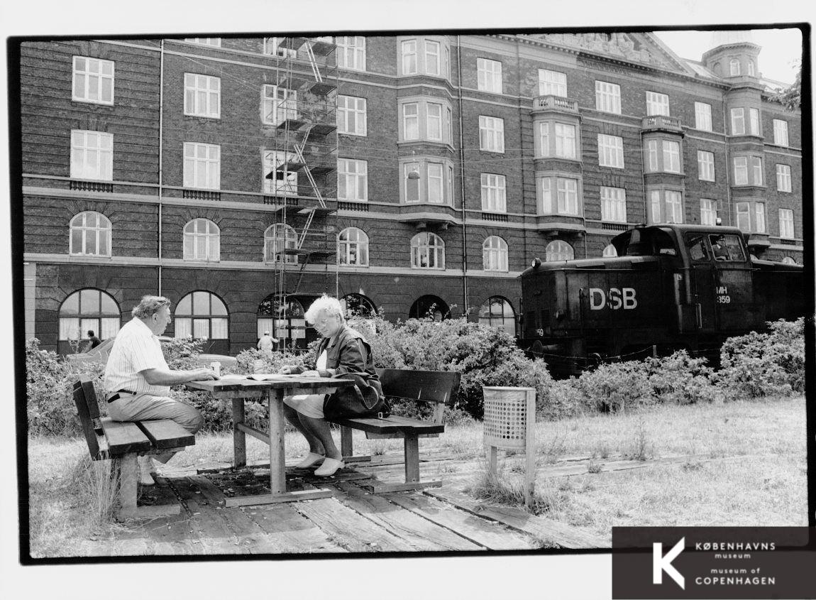 DSB rangerlokomotiv MH 359 ved Folkeparken