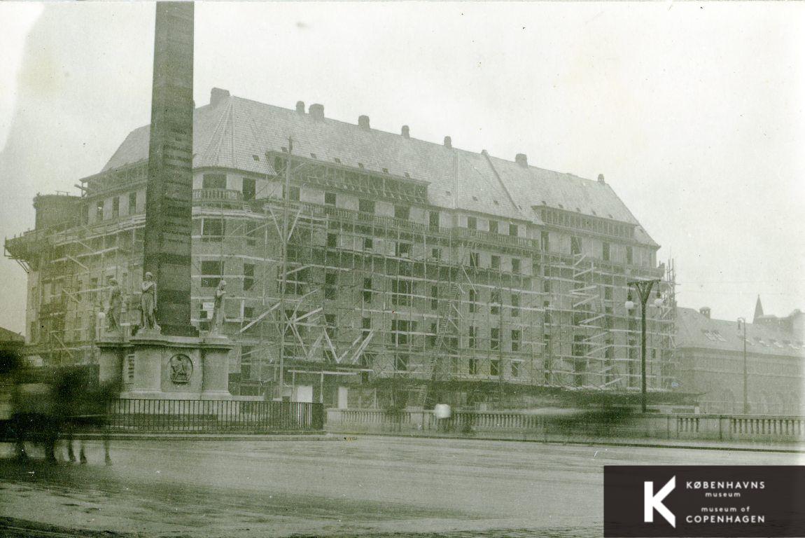 Hotel Terminus under opførelse