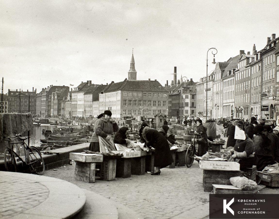 Fiskerkoner på Gammel Strand