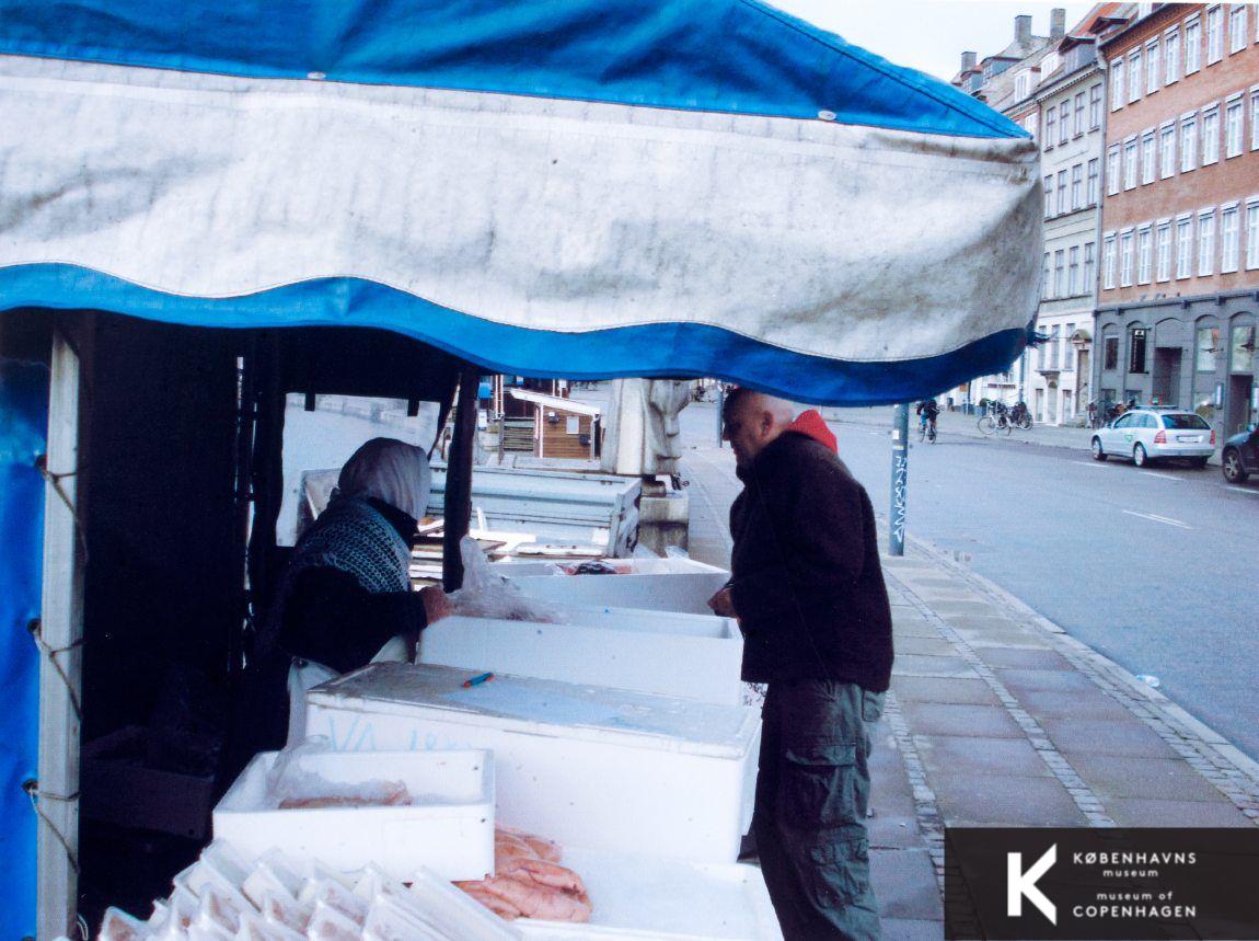 Fiskerkoner og handlende på Gammel Strand
