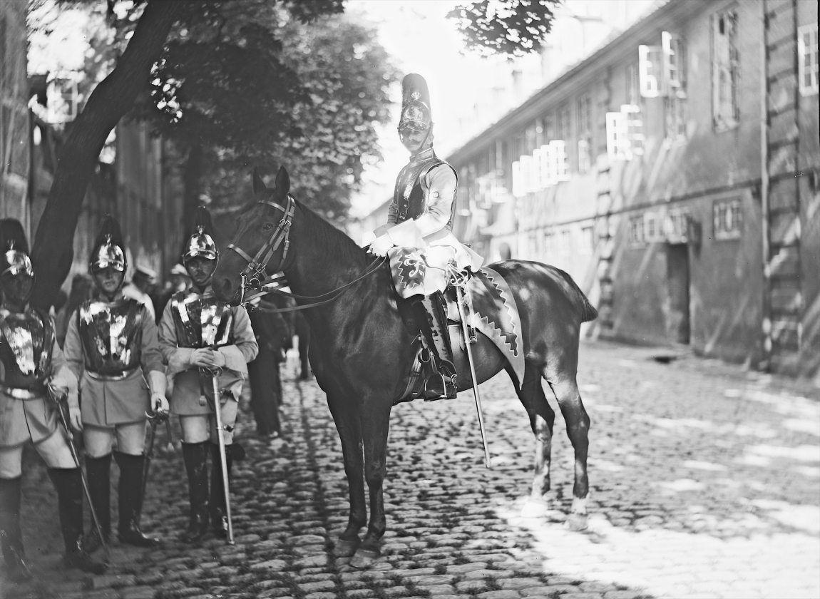 Hestgarden i den gamle kaserne i Frederiksholms Kanal