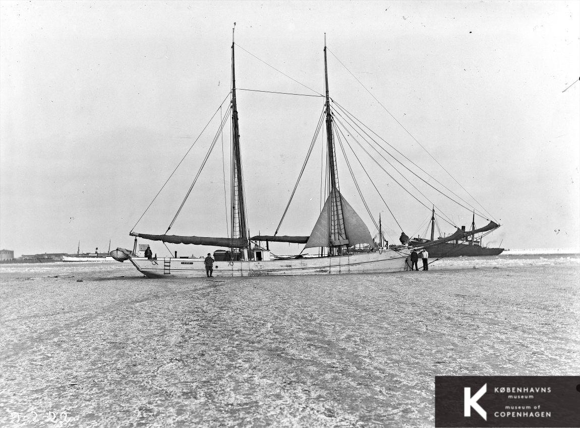 Indefrosne skibe på Reden