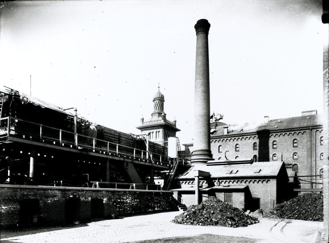 Carlsberg Bygning under opførelse