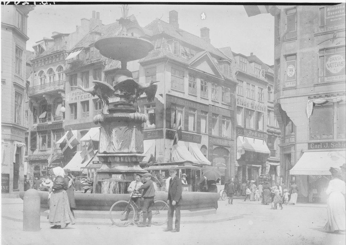 Amagertorv med Storkespringvandet