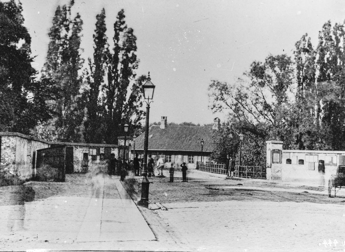 Indgang til park