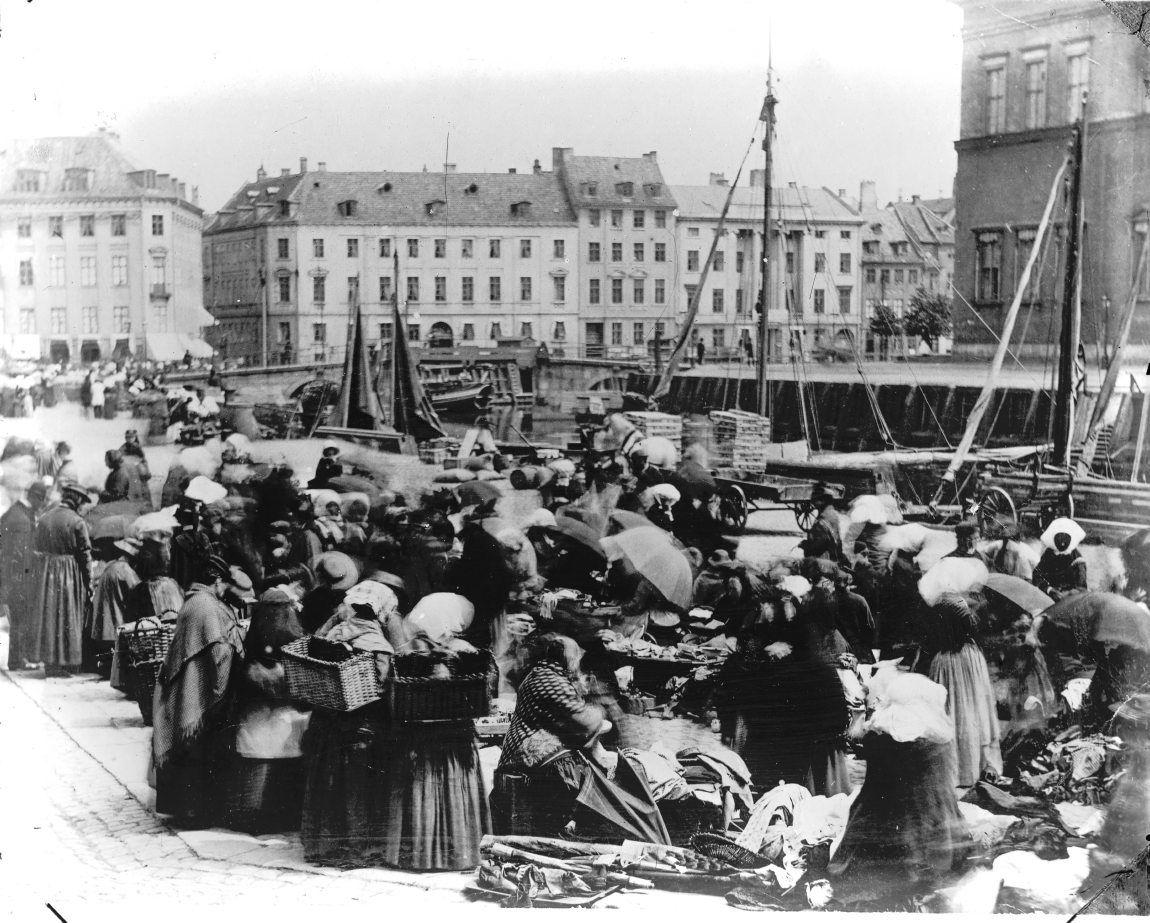Fiskerkoner på Gammel Strand