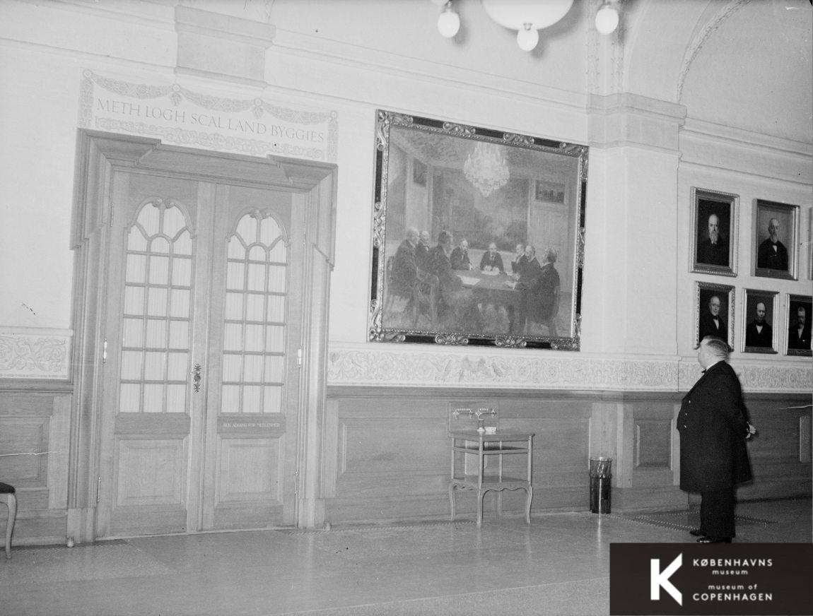 Vandrehallen på Christiansborg.