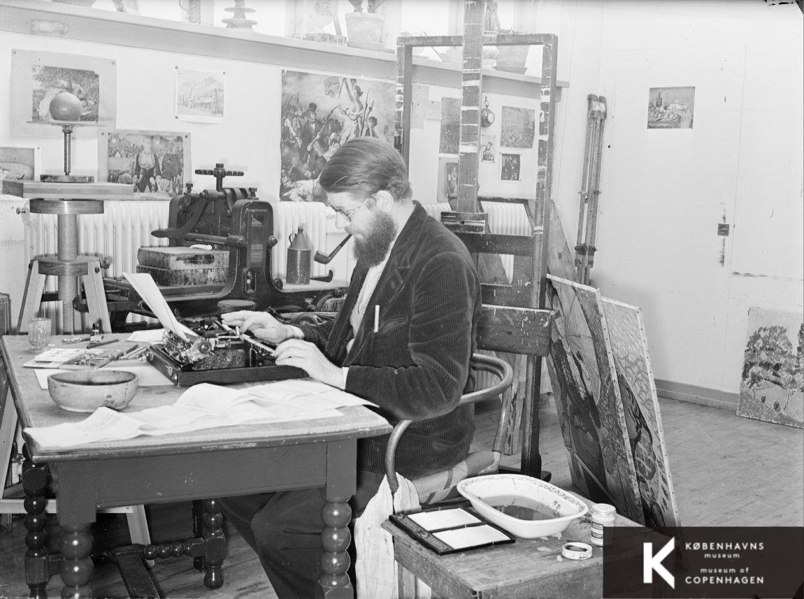Kunstmaler og forfatter Mogens Lorentzen