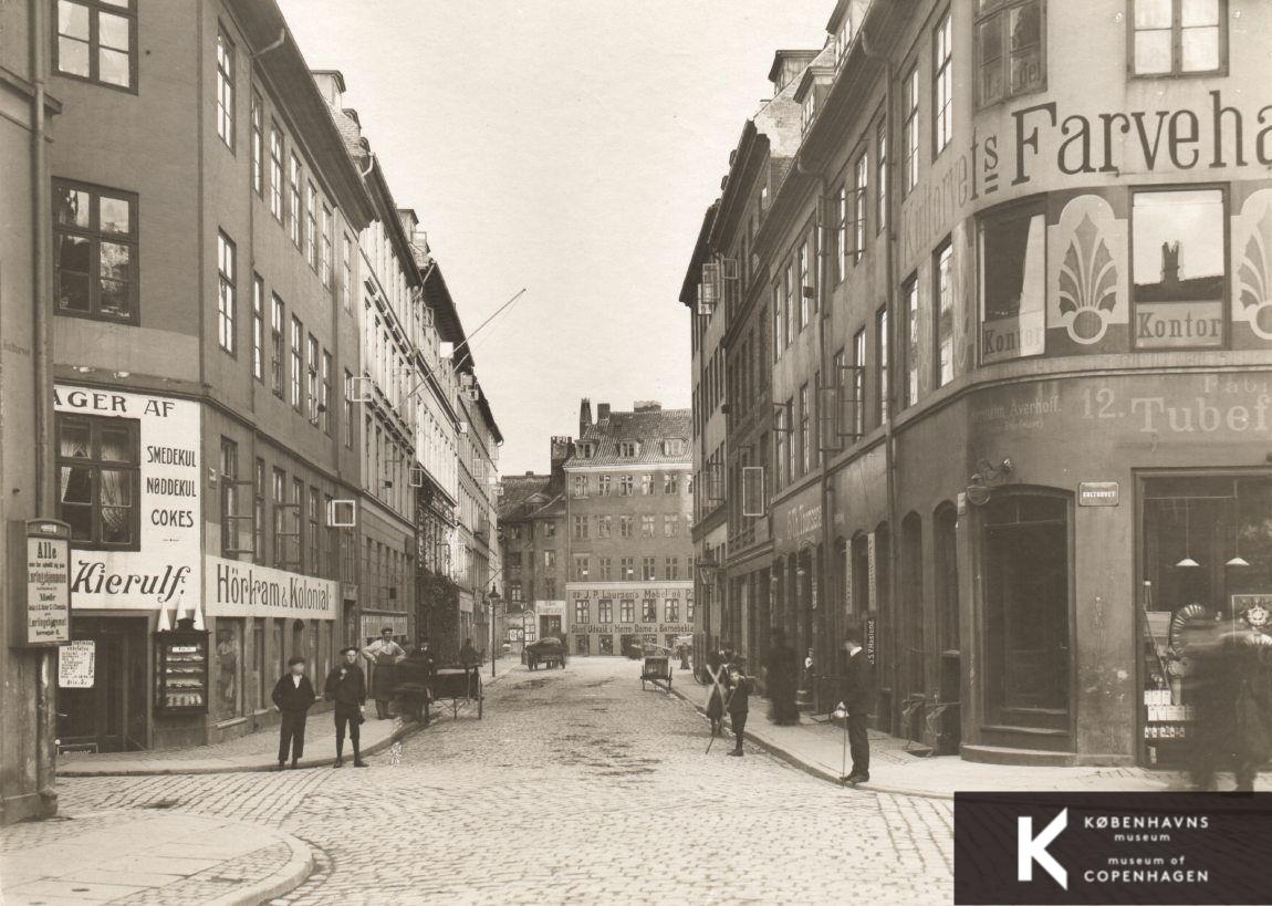 Hausergade set fra Kultorvet
