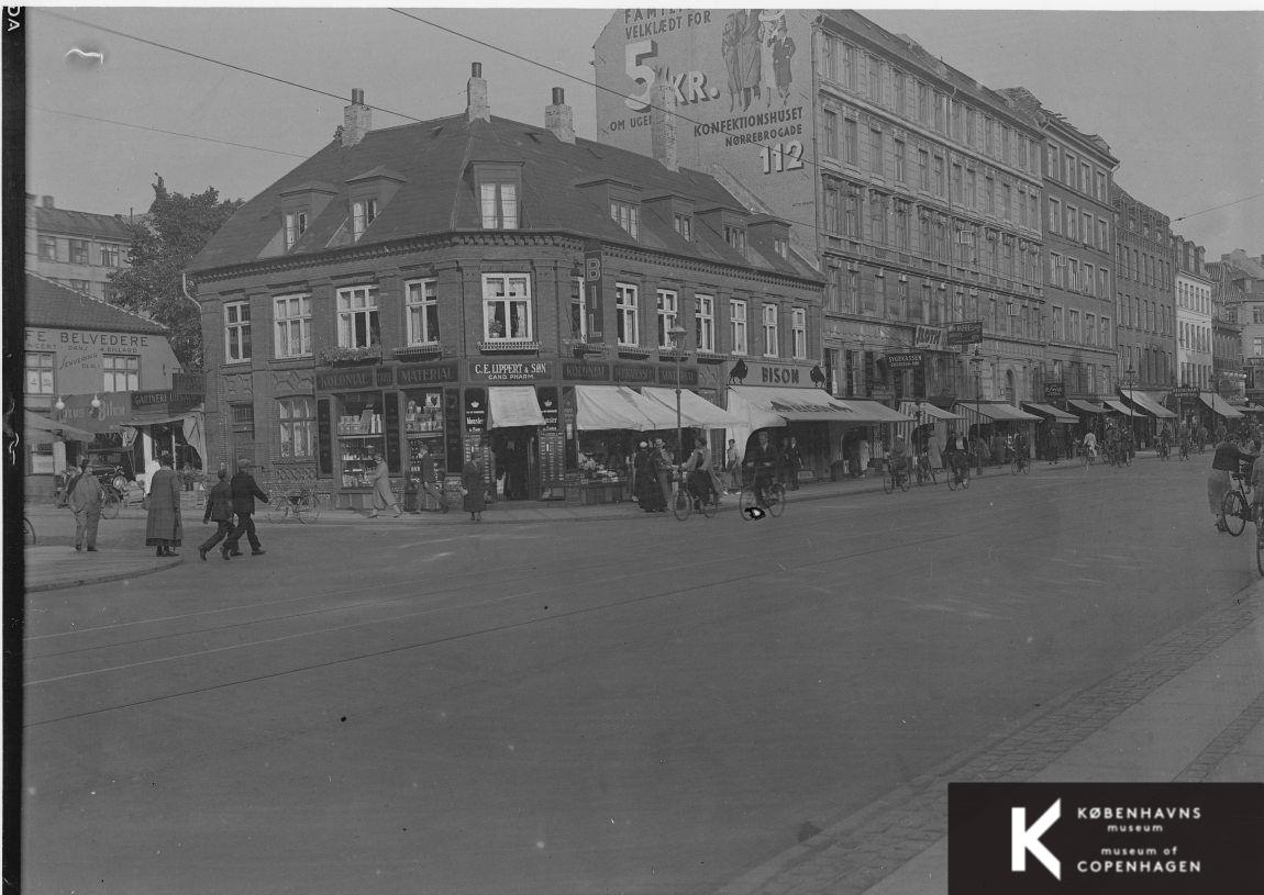 Sjællandsgade, hjørnet af Nørrebrogade