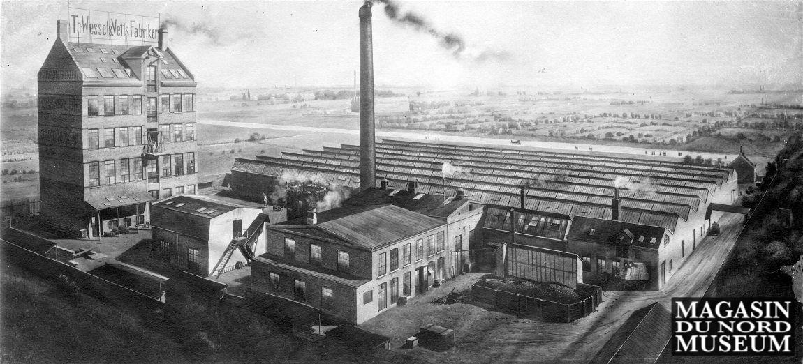 Th. Wessel & Vetts fabrikker på Landskronagade